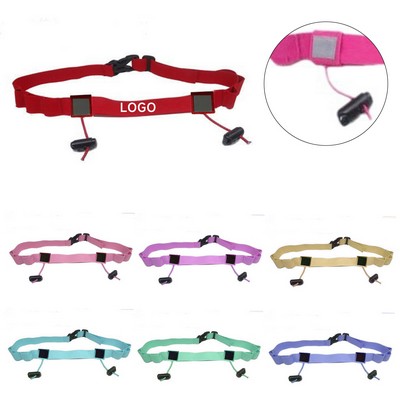 Race Number Belt with 6 Gel Loops