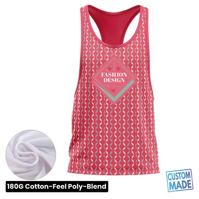 Unisex & Kids' Sublimation Racerback Tank Top - 180G